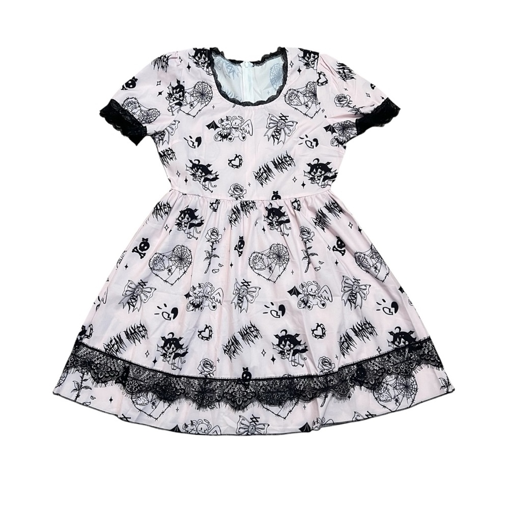 Baby doll Gothic pattern dress